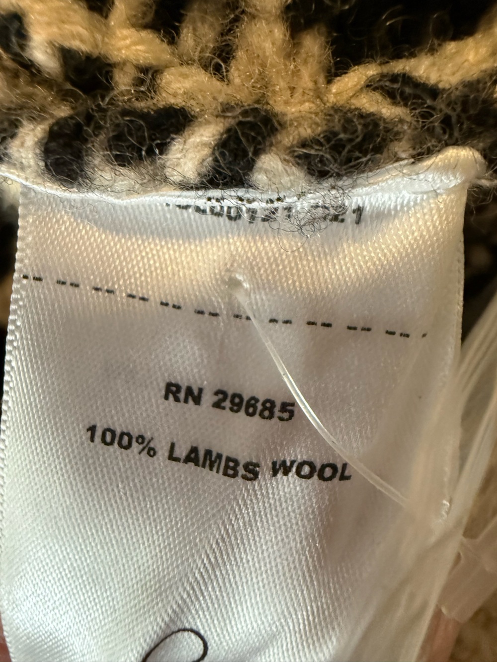 NWT Pendleton Women’s Lambswool Cable Cardigan - size XL - Picture 9 of 10